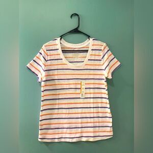 NWT … TIME AND TRU “Size: M - (8-10)” Colorful Shirt